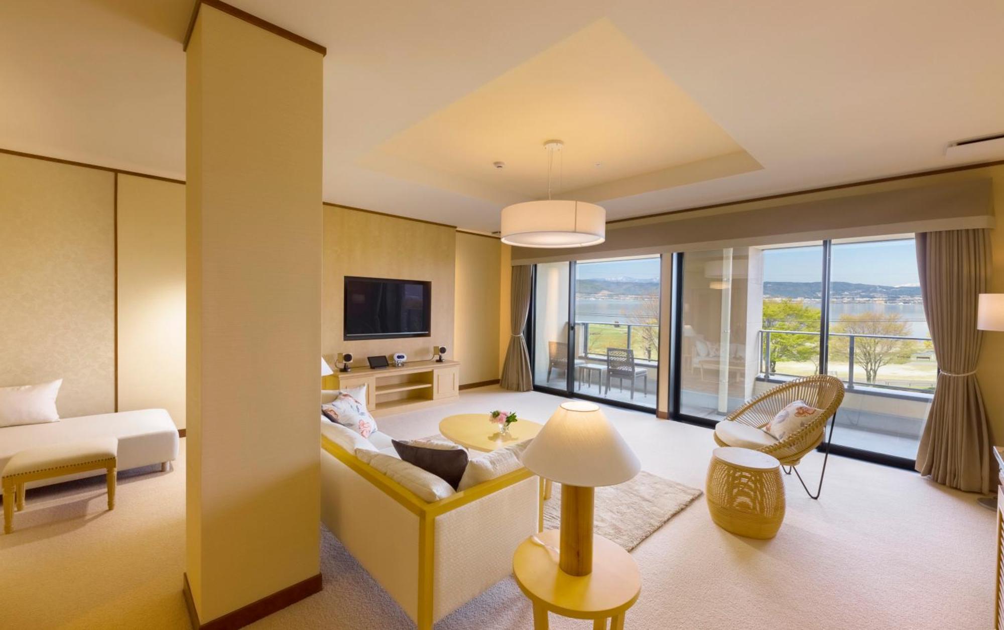 Katakura Silk Hotel Suwa  Eksteriør billede